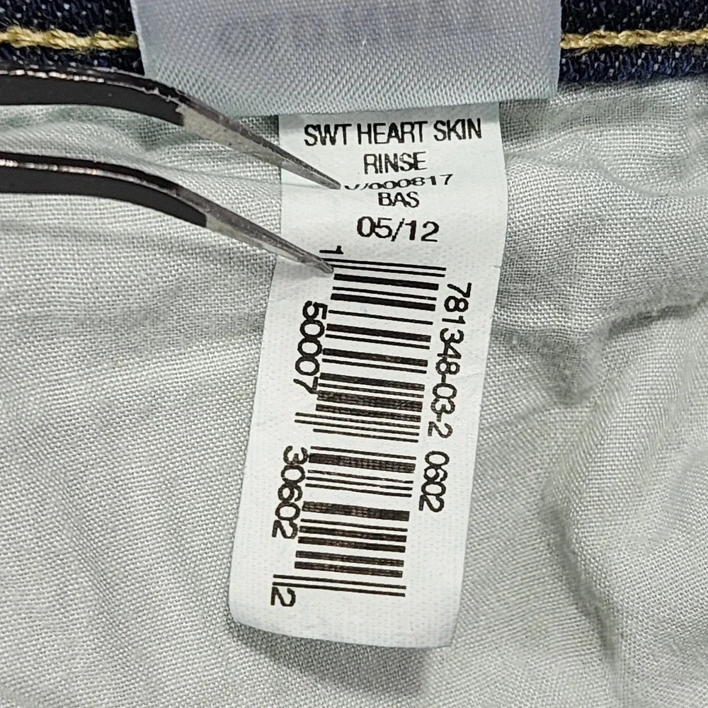 Old Navy Jeans‎ Womens 6 Blue The Sweetheart Mid Rise Skinny Stretch Denim